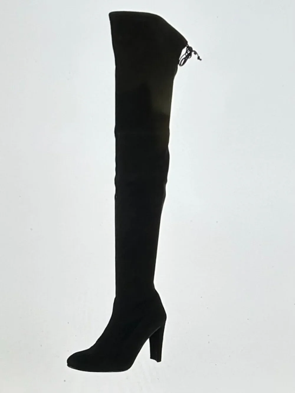 Stuart Weitzman Suede Leather Trim Embellishment Boots Size 10.5